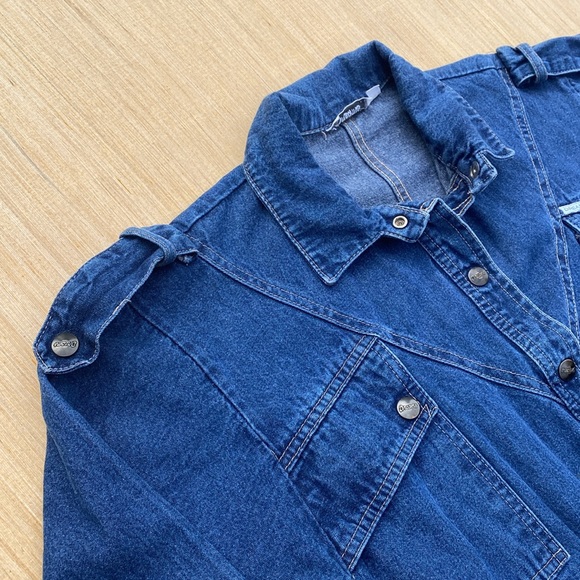 1980’s Denim Jumpsuit Sz M - Picture 4 of 8